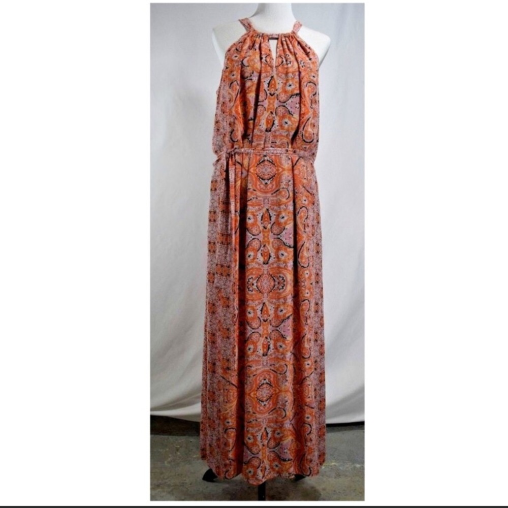 BCBG MAXARIZA MIA Maxi Dress Ambrosia Combo